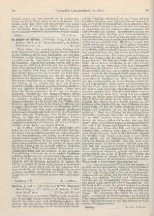 187-188 [Rezension] Walther, Wilhelm, Fahre fort! Neue Predigten
