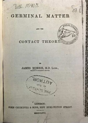 Germinal matter and the contact theory
