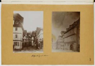 Straßenansichten, Rotenburg/Fulda: Ansichten (aus: Skizzen- und Fotoalbum 23)