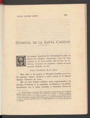 Hospital de la Santa Caridad