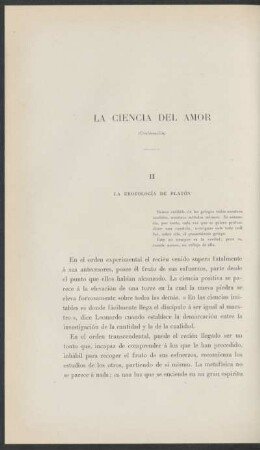 La ciencia del amor - (Continuación)