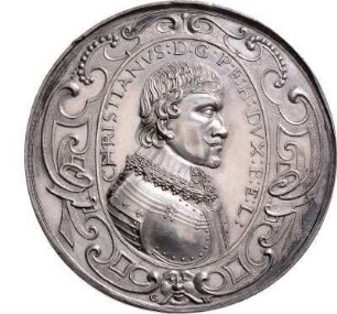 Medaille auf den Tod Christians von Halberstadt