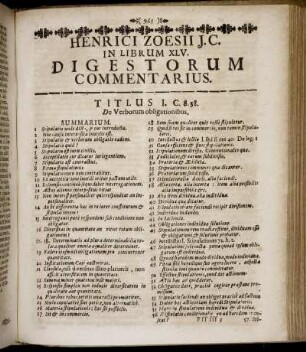 In Librum XLV. Digestorum Commentarius. - In Librum XLVII. Digestorum Commentarius.
