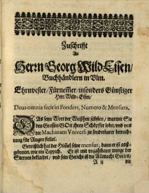 Machina Toreutica Nova, Oder Beschreibung der Newerfundenen Drehemühlen