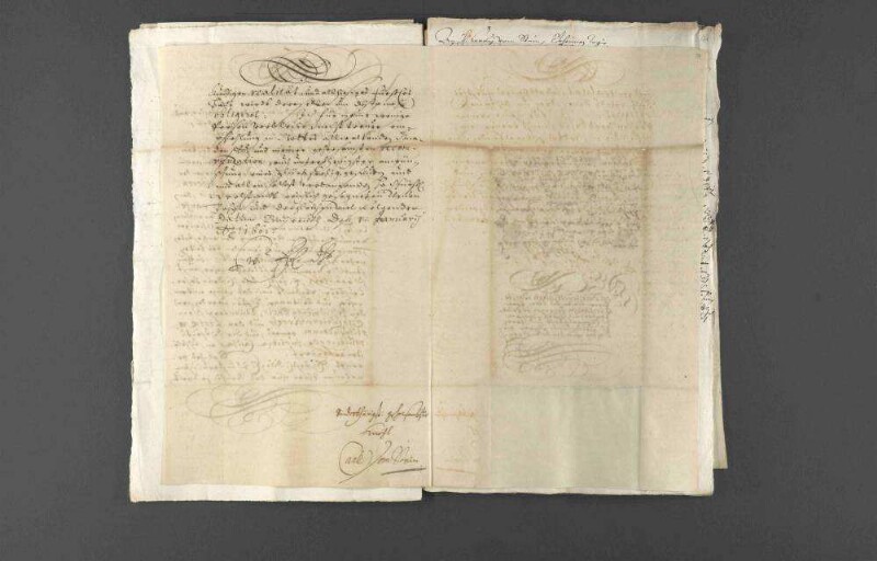 Korrespondenz mit Geheimrat Karl von Stein.