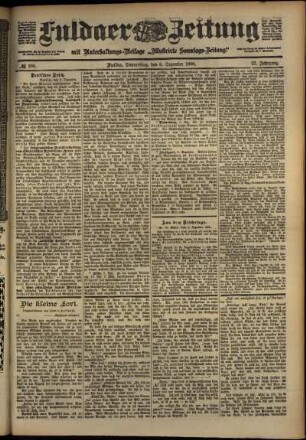 Ausgabe vom Donnerstag, den 06. Dezember 1900.