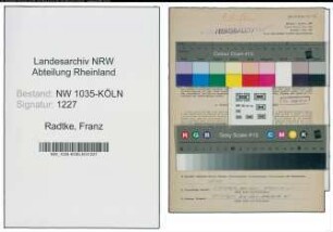 Entnazifizierung Franz Radtke , geb. 03.05.1911 (Kaufmaennischer Angestellter)
