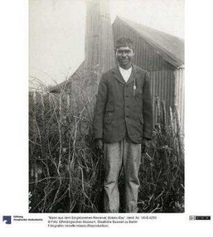 "Mann aus dem Eingeborenen Reservat, Botany-Bay"