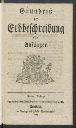 Grundriß der Erdbeschreibung für Anfänger