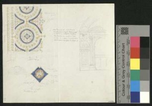 Ornamentale Wandmalereien in Italien