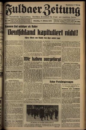 Ausgabe vom Dienstag, den 13. Oktober 1936.