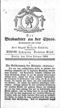 6. Stueck, 11. Februar 1839