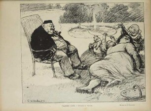 Plaisirs d'été. - Nymphe et Satyre