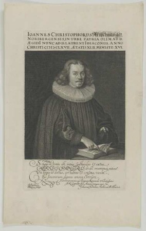 Bildnis des Ioannes Christophorus Arnschwanger