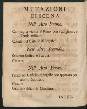 Mutazioni di scena