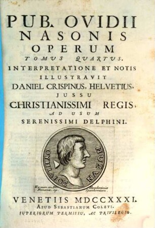 Pub. Ovidii Nasonis Operum Tomus ..., 4