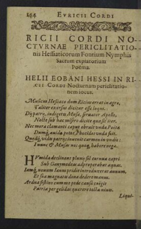 Euricii Cordi Expiatorium
