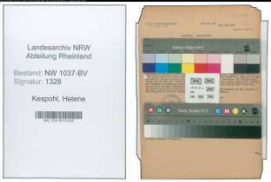 Entnazifizierung Helene Kespohl , geb. 06.06.1907 (Haustochter)