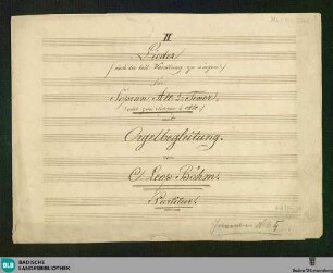 2 Sacred songs - Don Mus.Ms. 2379 : V (3), org
