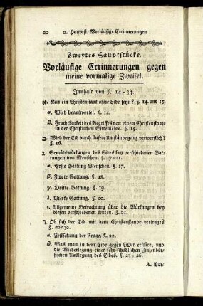 Zweytes Hauptstück.