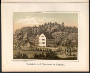 Tuchfabrik von C. Wiedemann bei Herrnhut