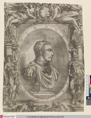 [Le buste de Jean de Médicis dans un ovale; Giovanni de' Medici; Giovanni de Medici]
