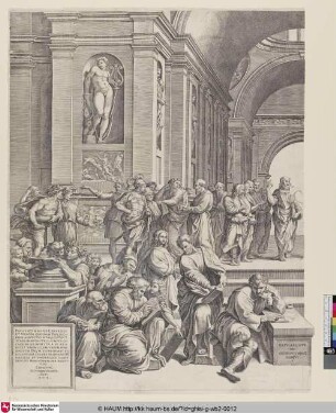 [St. Paul dans l'école d'Athènes; Die Schule von Athen]