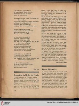 Gespräche in Berlin bei Nacht