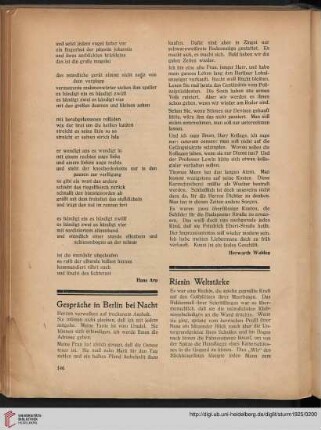 Gespräche in Berlin bei Nacht