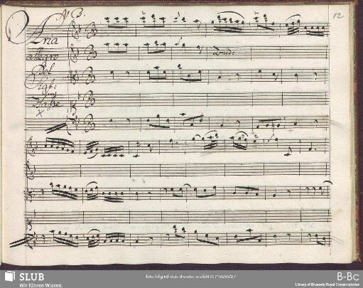 No. 3 Johann Adolf Hasse - L'Olimpiade <Tu di saper procura>