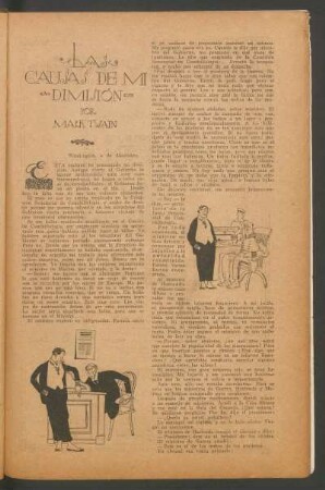 Las causas de mi dimisión : Ilustraciones de A. Rechaín