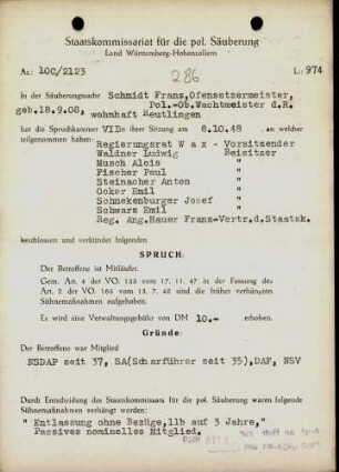 Schmidt, Franz