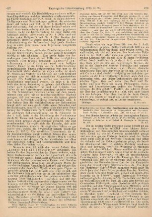 428-429 [Rezension] Staehelin, Ernst, Der Jesuitenorden und die Schweiz. Geschichte ihrer Beziehungen in Vergangenheit und Gegenwart