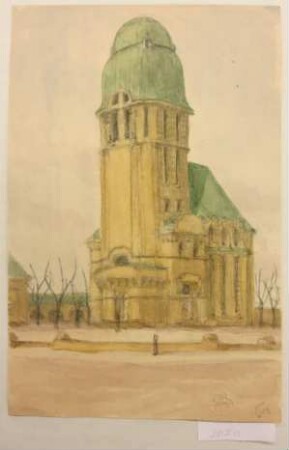 [Kirche auf einem Platz]