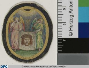 Zwei Engel mit der Vera Icon