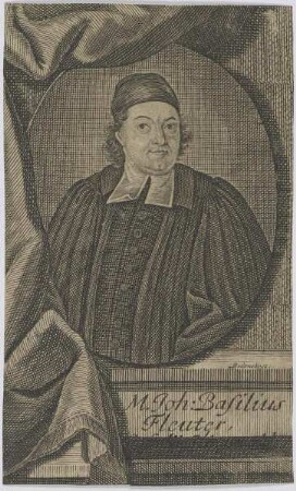 Bildnis des Joh. Basilius Fleuter