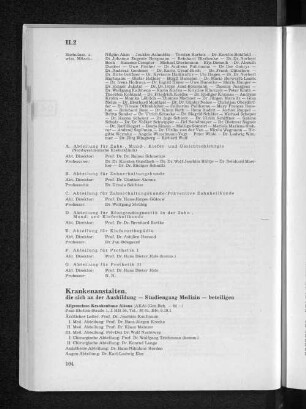 Krankenanstalten