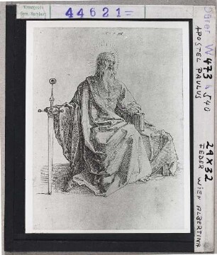 Albrecht Dürer: Apostel Paulus. Wien, Albertina