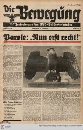 Nr. 1 (1. Januar 1936)