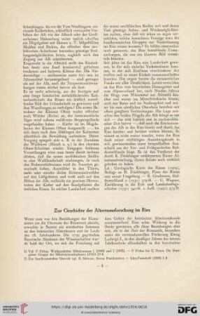 Zur Geschichte der Altertumsforschung im Ries