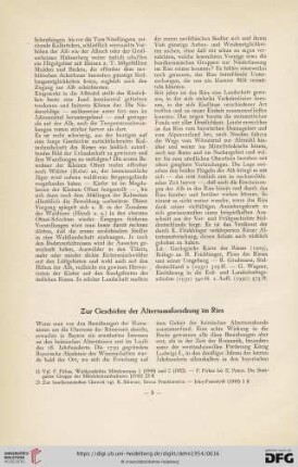 Zur Geschichte der Altertumsforschung im Ries