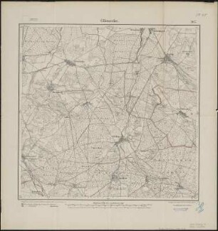 Meßtischblatt 2037 : Glienecke, 1911 : Glienecke. - Aufn. 1880, hrsg. 1882,einz. Nachtr. 1911. - 1:25000. - [Berlin]: Reichsamt für Landesaufnahme, 1911. - 1 Kt.