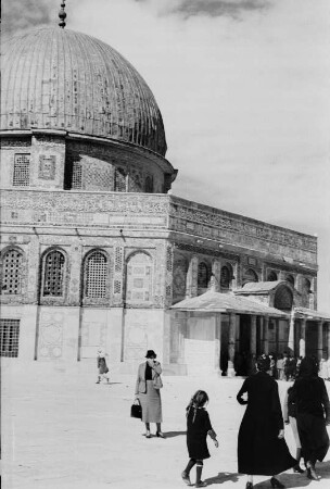Reisefotos Orient. Jerusalem. Tempelberg. Felsendom (685/715). Haupteingang