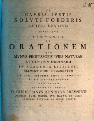 De causis iustis soluti foederis ex iure gentium