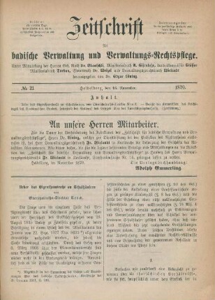 No. 21 - 22 = November
