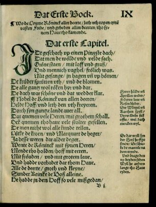Dat erste Capitel.