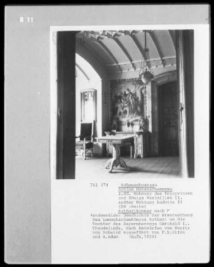 Schloss Hohenschwangau — Wohnung König Maximilians II. und König Ludwigs II. — Autharizimmer