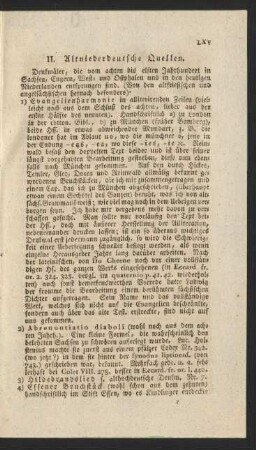 II. Altniederdeutsche Quellen.