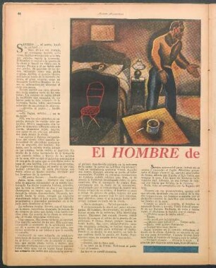 El hombre de la cara roja : Cuento por Eliseo Montaine