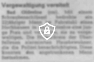 Vergewaltigung vereitelt